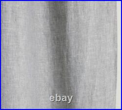 Pottery Barn Belgian Flax Linen Classic Curtain 100x96 in FLAGSTONE