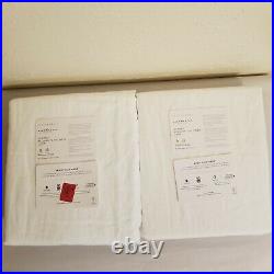 Pottery Barn Belgian Flax Linen Curtain Cotton Lining 50x84 White (2)