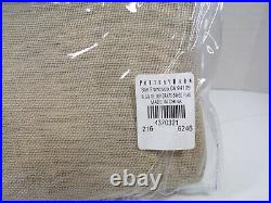 Pottery Barn Belgian Flax Linen Sheer Tie Top Drapes Curtains S/4 84 L #9388