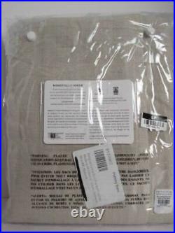 Pottery Barn Belgian Linen Curtain Made withLibecoT Linen, Unlined, 50 x 84 Nwt