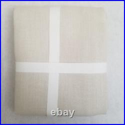 Pottery Barn Belgian Linen With Libeco Curtain 50x96 Unlined Natural