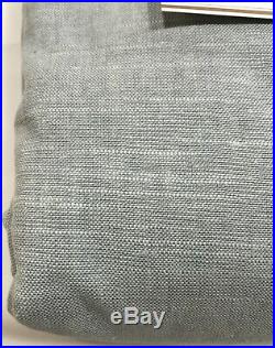 Pottery Barn Blue Emery Linen/Cotton 96 Double-Wide Drape Panel Curtain