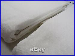 Pottery Barn Broadway Drapes Panels Curtains Pole Top S/ 2 96 White # 640
