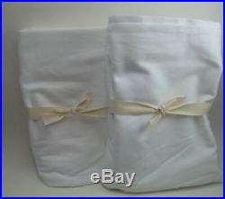 Pottery Barn Broadway Drapes Panels Curtains Unlined S/ 2 84 White # 669
