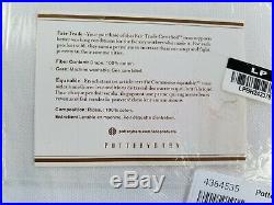 Pottery Barn Broadway Drapes White S/ 4 Panels Curtains White Unlined 84 #4107