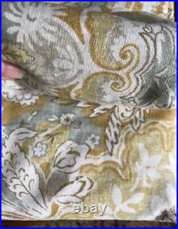 Pottery Barn Celeste Drapes Set 2 Yellow 50x 84 Curtains Pair Rare More+
