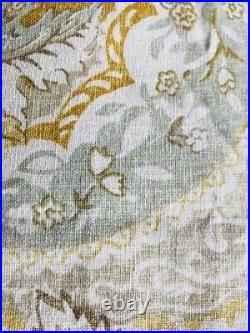 Pottery Barn Celeste Drapes Set 2 Yellow 50x 84 Curtains Pair Rare More+