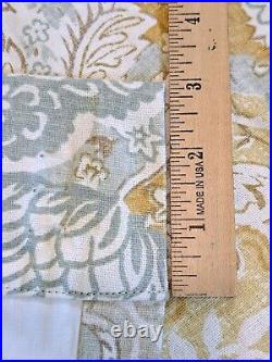 Pottery Barn Celeste Linen/Cotton Curtain Panels (2) 50x108