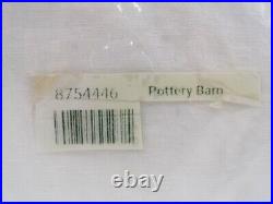 Pottery Barn Classic Belgian Drape Curtain Cotton Lined 100x 108 White #K101