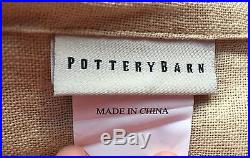 Pottery Barn Drapes Wheat Gold 54 X 84 Linen Curtains Pair