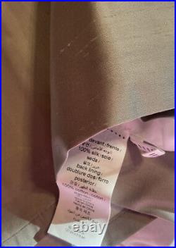 Pottery Barn Dupioni Silk Curtain Drape 50x 124 Platinum Gray NWOT