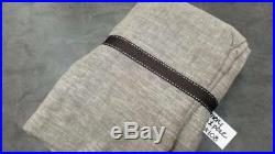 Pottery Barn Emery Cotton Linen 100x108 in Sable