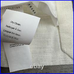 Pottery Barn Emery Cotton Linen Curtains Drapes Set/2 Lined 50x84 Ivory NWOT