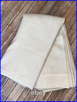 Pottery Barn Emery Double Lined Ivory Curtain Panels (set Of 2) 50x96