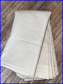 Pottery Barn Emery Double Lined Ivory Curtain Panels (set Of 2) 50x96