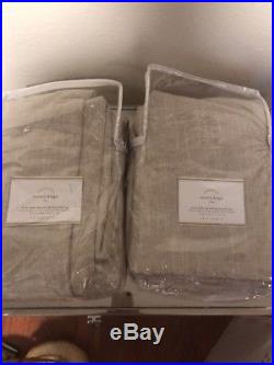 Pottery Barn Emery Doublewide Blackout Drapes 100x84