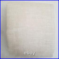 Pottery Barn Emery Linen Blackout Curtain 100x108 Oatmeal