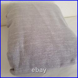 Pottery Barn Emery Linen Blackout Curtain 100x84 Flagstone