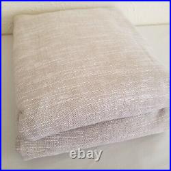 Pottery Barn Emery Linen Blackout Curtain 50x84 Oatmeal