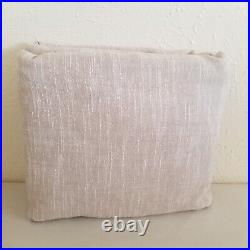 Pottery Barn Emery Linen Blackout Curtain 50x84 Oatmeal