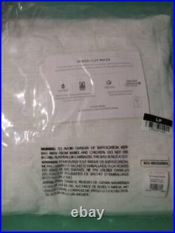 Pottery Barn Emery Linen Blackout Curtain, White 50x 108 1 Panel NWT