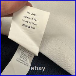 Pottery Barn Emery Linen Cotton Blackout Curtain Drape 50x108 Midnight Read OB