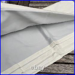 Pottery Barn Emery Linen/Cotton Curtain Drape Blackout 50x108 Ivory Cut Tags