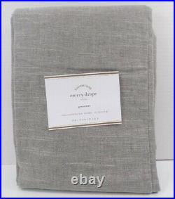 Pottery Barn Emery Linen Cotton Grommet Drape Panel Curtain 84 50x Gray #7392B