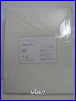 Pottery Barn Emery Linen Cotton Lined Curtain, 50 x 84 Ivory NWT