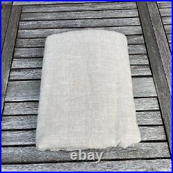 Pottery Barn Emery Linen/Cotton Lined Curtain Drape 100x108 Oatmeal Cut Tags