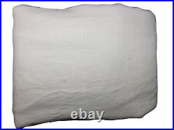 Pottery Barn Emery Linen Cotton Lined Curtain Ivory 100x108 OB READ NO HOOKS