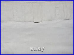 Pottery Barn Emery Linen Cotton Lined Curtain Ivory 100x108 OB READ NO HOOKS