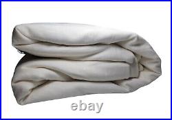 Pottery Barn Emery Linen Cotton Lined Curtain Ivory 100x108 OB READ NO HOOKS