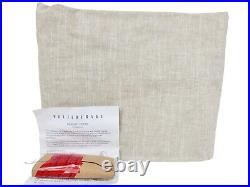 Pottery Barn Emery Linen Cotton Lined Curtain Oatmeal 50x108 OB NWOT
