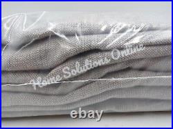 Pottery Barn Emery Linen Cotton Lined Drape Curtain Panel 50x 96 Gray #Q31