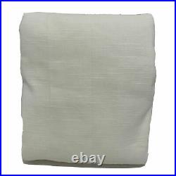 Pottery Barn Emery Linen/Cotton Rod Pocket Curtain 50x108 White Open- $179