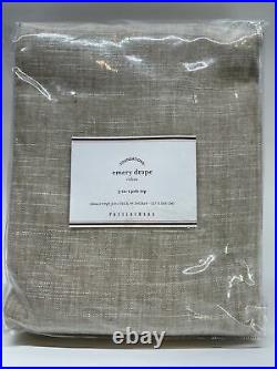 Pottery Barn Emery Linen/Cotton Rod Pocket Curtain 50x96, Oatmeal, Free Shipping