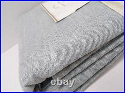 Pottery Barn Emery Linen Cotton Rod Pocket Drape Curtain 50x 96 Blue Dawn #116T