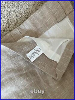Pottery Barn Emery Linen Curtain 50 X 108 in Oatmeal One Panel Pottery Barn Emery Linen Curtain 50 X 108 in Oatmeal One Panel