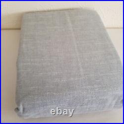 Pottery Barn Emery Linen Curtain 50x108 Cotton Lining Blue Dawn