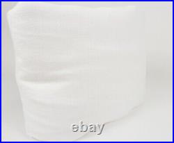 Pottery Barn Emery Linen Doublewide Cotton Lined Drape 100 x 96 White OB READ