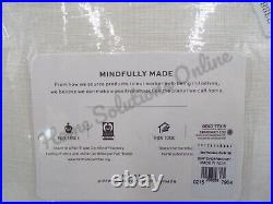 Pottery Barn Emery Linen Doublewide Drape Panel Cotton Lined 100x 96 Ivory D112