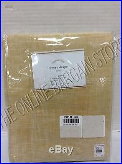 Pottery Barn Emery Linen Drapes Panels Curtains Cotton Liner GROMMET Wheat 50x84