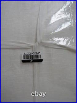 Pottery Barn Emery Linen Grommet Light Filtering Curtain, 50 x 108 White NWT