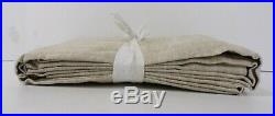 Pottery Barn Emery Linen Poletop Drape Panel Curtain 50x 84 Oatmeal #6997