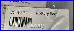 Pottery Barn Emery Pinch Pleat Cotton Lined Curtain Drape 50x84 Oatmeal A1051