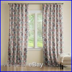 Pottery Barn HAYLIE PRINT DRAPES-SET OF 2-50 X 84-BLACKOUT LINING-NEW IN PACKAGE