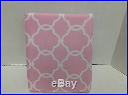 Pottery Barn Kids Abigail PINK Lined Drapes Curtains Panels 44x96 blackout 3 n 1