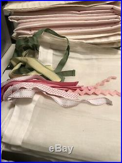 Pottery Barn Kids Curtains, Sheers, Double Rods, Rings, & Butterfly Finials