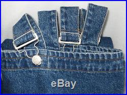 Pottery Barn Kids Denim Overall Curtains 54 x 63 Stonewashed Jean Set/2 SoldOut